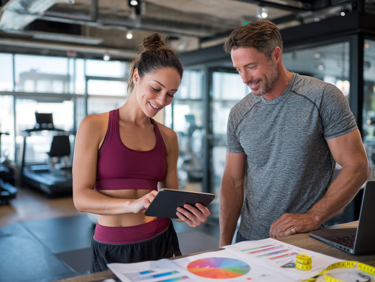 Активні люди займаються фітнесом